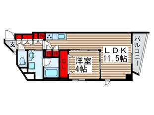 ルクレ足立の物件間取画像